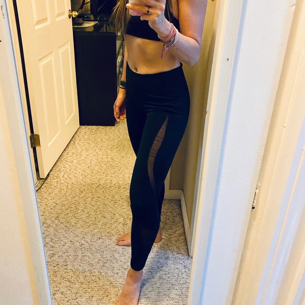 New Fabletics High Waisted Moto Leggings